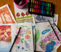 Creative Aging: Watercolor Workshop, Cues from Art History