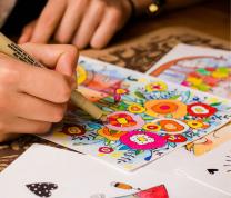 Adult Coloring and Conversation image