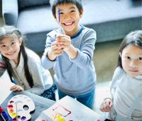 Take Your Child to the Library Day: Winter Mosaic Sign Craft