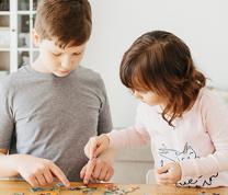 Mind Bending Puzzles for Kids at Kids Activity Cart Passive Program