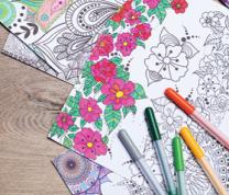 Adult Coloring & Crafts image